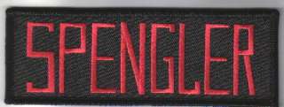 SPENGLER Ghostbusters Movie Logo Embroidered Patch  5  