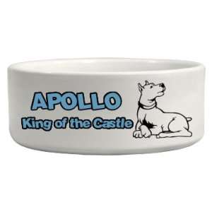  The Kings Dog Bowl Custom Ceramic Pet Bowl