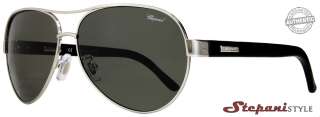 Chopard Sunglasses SCH771 579P SilverEbony Wood 771  