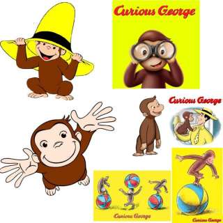 GREAT CURIOUS GEORGE*** T SHIRT IRON ON TRANSFERS  
