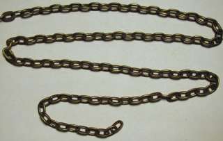 antique brass finish cable chain 4 8 x 8 5mm 10 feet not on spool
