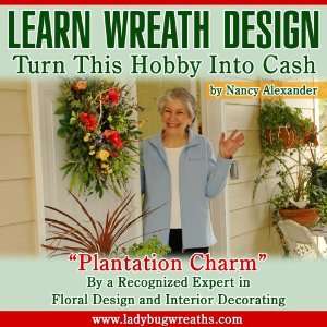   Plantation Charm How to Make a Wreath, Book on Cd