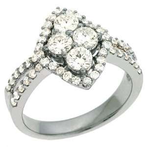  S. Kashi & Sons D3956WG White Gold Diamond Ring   14KW 