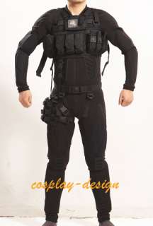 Metal Gear Solid 4 Snake MGS4 cosplay costume Just suit  