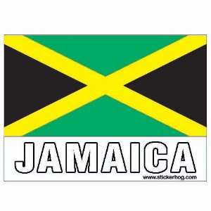   Country Flag bumper sticker decal   JAMAICAN FLAG Decal Automotive