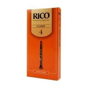    Rico Eb Clarinet Reeds (Strength 4 Box of 25) Musical Instruments