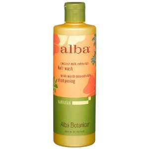  Alba Botanica Coconut Milk Extra,rich Hair Wash, 12  Ounce 