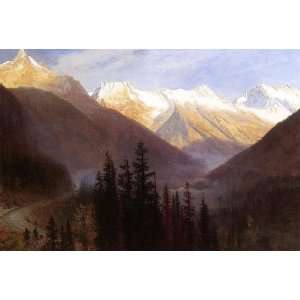 FRAMED oil paintings   Albert Bierstadt   24 x 16 inches   Sunrise At 