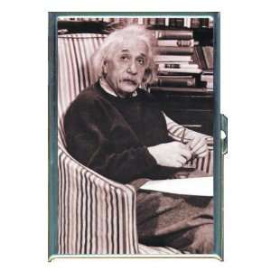  ALBERT EINSTEIN GREAT PHOTO 5 ID Holder, Cigarette Case or 