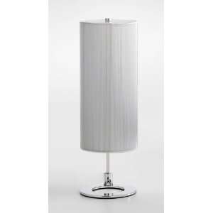  Cyan Lighting 04211 1 Miami   Small Table Lamp, Chrome 