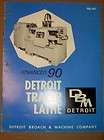 Vtg Detroit Broach&Machine Co Catalog~90 Tracer Lathe
