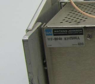   /UHF WJ 8628 Receiver HF Extender WJ 9040 VLF Receiver WJ8625  