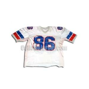   White No. 86 Game Used Boise State Football Jersey