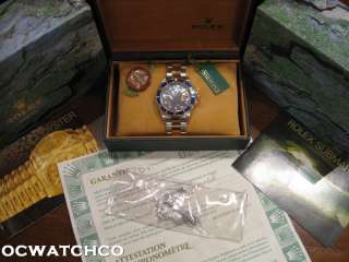 Stunning Gents Rolex Submariner Two Tone 16613 U Serial Box&Papers 