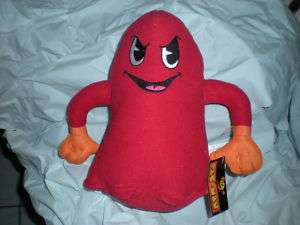 PAC MAN PAC TOY PLUSH NAMCO NWT BLINKY 10 RED GHOST  
