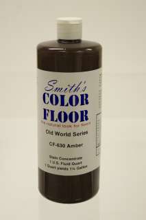 Smiths Concrete Color Floor Stain 1 Quart Amber CSQ 630  