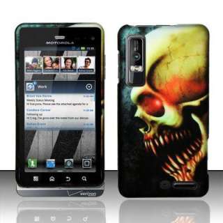 DEMON SKULL PHONE COVER SKIN CASE FOR VERIZON MOTOROLA DROID 3 XT862 