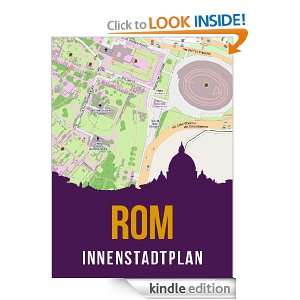 Innenstadtplan Rom, Italien (Alte Rom, Colosseo, Modernes Zentrum 