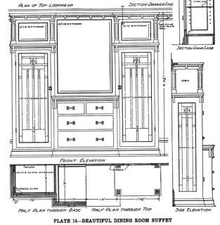 Books of floorplans with elevation drawings were sold to advertise 