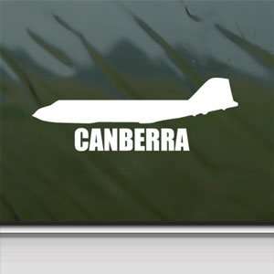  CANBERRA White Sticker Military Soldier Laptop Vinyl 
