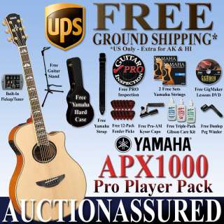 NEW YAMAHA APX1000 APX 1000 ACOUSTIC ELECTRIC GUITAR PACKAGE  