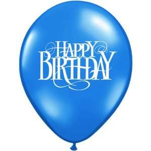  11 Happy Birthday Super Script Balloons (10 ct) (10 per 