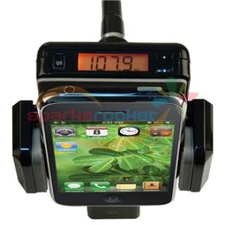   FM Transmitter Charger Cradle Stand Accessory For Apple iPhone 4G 4S 4