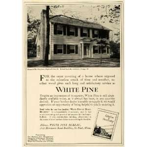   Rex Jones House Highland Park IL.   Original Print Ad