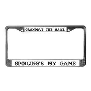  Grandpas Name 4 Funny License Plate Frame by  