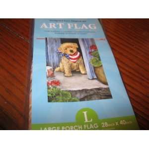  Puppy Dog   Large Fall Garden Flag   28 X 40 for House 