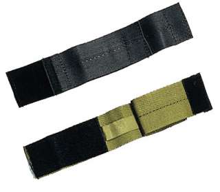 Nylon Velcro Commando Watch Band SWAT BLACK  