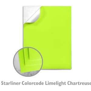  Starliner Fluorescents Fluorescent Chartreuse Label Sheet 