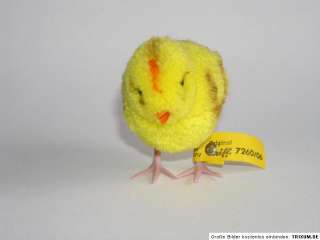 Minty Steiff woolen Easter Chick w/all so cute 2.4 1968 1978 IDs 