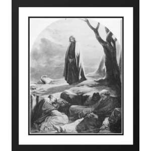  Delaroche, Paul 20x23 Framed and Double Matted Christ in 