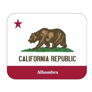  US State Flag   Alhambra, California (CA) Mouse Pad 