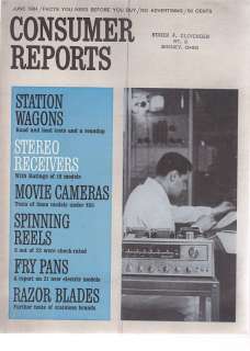 Consumer Reports, Jun 1964, Station Wagons  