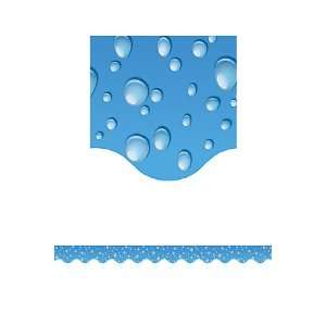   CREATED RESOURCES WY WATERDROPS SCALLOPED BORDER TRIM 