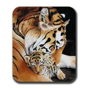  Tiger a Mothers Prayer Cat Art Mouse Pad 
