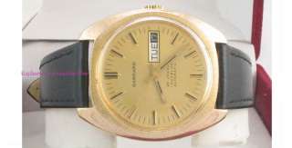 Mint 14K Gold Garrard Auto Gents Dress Wrist Watch 1973  