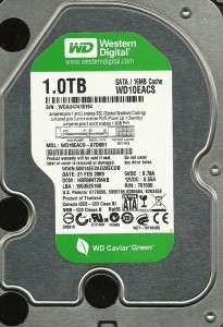 WESTERN DIGITAL 1TB WD10EACS 07D6B1 SATA DCM HBRNNT2MAB  