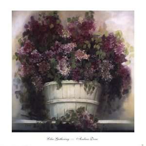  Lilac Gathering   Poster by Andrea Dern (35 x 36)