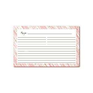  Alishas Pink/Green Stripes Recipe Card
