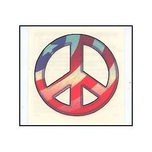  Patriotic Peace Sign Temporaray Tattoo Toys & Games