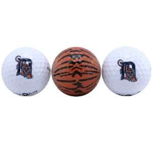  Detroit Tigers 3 Pack Logo Golf Balls