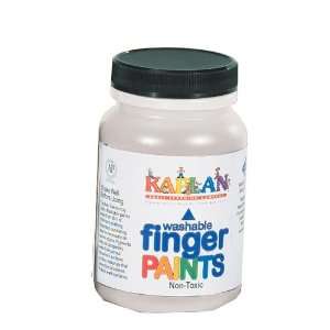 Kaplan Kolors Finger Paint   White (8 oz) Toys & Games