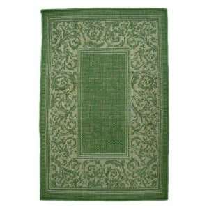  Tortuga Outdoor Emerald Egyptian All Weather Rug
