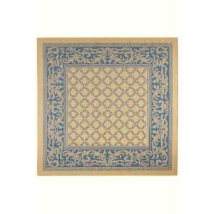  Couristan Entwined All Weather Area Rug   53x76, Blue 
