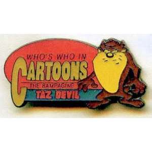 Warner Brothers Looney Tunes Tasmanian Devil Whos Who in Cartoons Pin