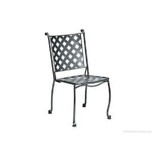  Woodard Maddox Wrought Iron Bistro Side Patio Chair 
