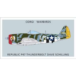  Corgi 1/72 Warbirds P47 Thunderbolt WB99607 Toys & Games